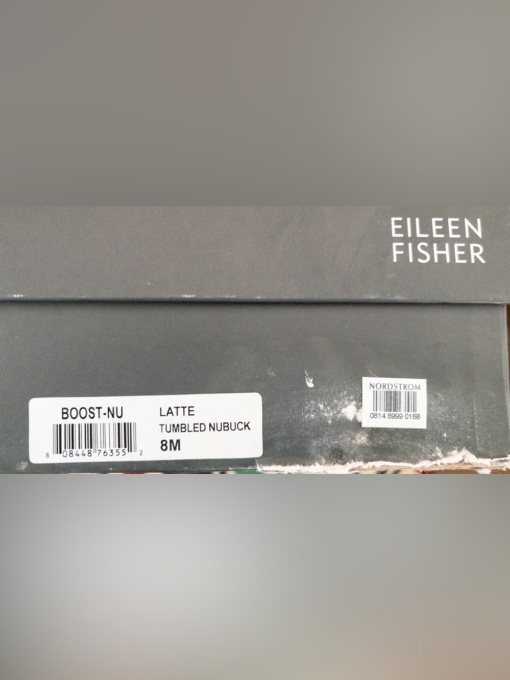 NWT NIB Eileen Fisher Boost Platform Zip Back Sandals Nubuck Latte Tan Size 8 - Picture 14 of 14
